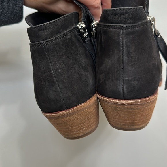 Sam Edelman Packer Black Suede Boots Booties Size 10 - Picture 9 of 14
